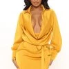 Fashion Nova I'm The One Mini Dress - Mustard -fashion nova dresses Shop 11 11 21Studio3 RT KP 16 42 11 60 CJ3311A Mustard 1469 EH