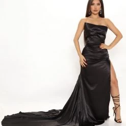 Fashion Nova Art Of Seduction Satin Gown - Black 14 Fashion Nova Art Of Seduction Satin Gown - Black -fashion nova dresses Shop 11 12 21Studio2 MS 09 54 39 10 A25949FN Black 1729 PB