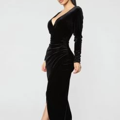 Fashion Nova Never Ending Night Maxi Dress - Black -fashion nova dresses Shop 11 14 18 studio 1 13 36 12 d2221 black 0240 nt jf scaled