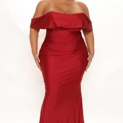 Fashion Nova Get The Glow Maxi Dress - Burgundy -fashion nova dresses Shop 11 15 21Studio2 MS R 14 34 00 51 74485E Burgundy 1072 PLUS EH