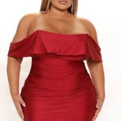 Fashion Nova Get The Glow Maxi Dress - Burgundy -fashion nova dresses Shop 11 15 21Studio2 MS R 14 34 02 51 74485E Burgundy 1074 PLUS EH
