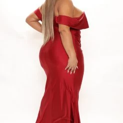 Fashion Nova Get The Glow Maxi Dress - Burgundy -fashion nova dresses Shop 11 15 21Studio2 MS R 14 34 18 51 74485E Burgundy 1076 PLUS EH