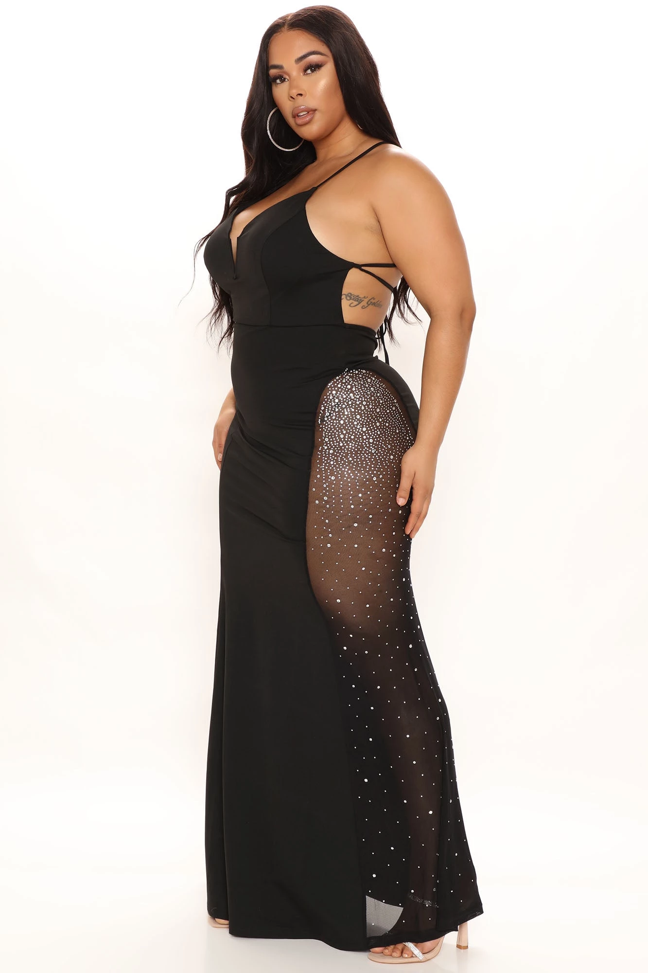 Fashion Nova Fierce Moment Maxi Dress - Black 9 Fashion Nova Fierce Moment Maxi Dress - Black - Image 7