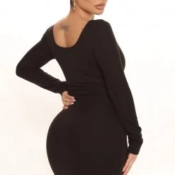 Fashion Nova Jill Double Lined Mini Dress - Black -fashion nova dresses Shop 11 17 21Studio1 KJ KP 10 44 58 3 RD44587L Black P 11358 KS