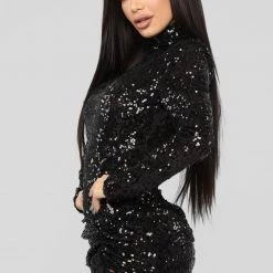 Fashion Nova Craze For Fame Sequin Mini Dress - Black -fashion nova dresses Shop 11 19 18 Studio 2 09 11 56 72324 Black0460 AG scaled