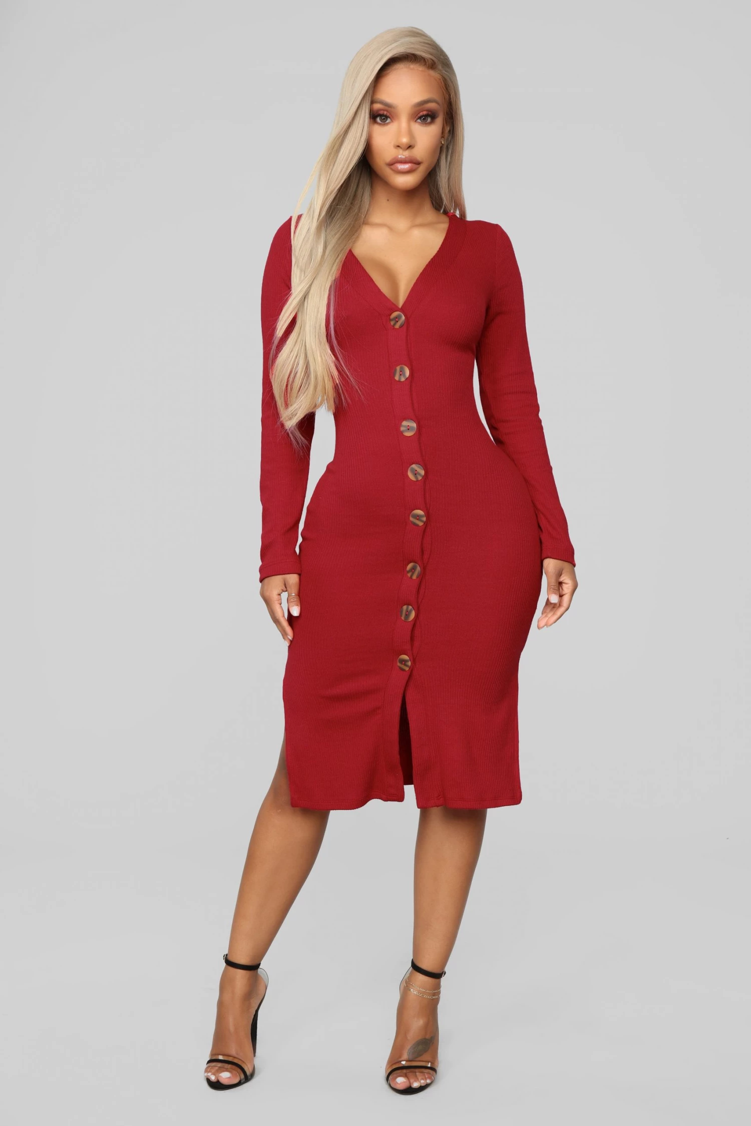 Fashion Nova Show Some Sass Sweater Dress - Red 3 Fashion Nova Show Some Sass Sweater Dress - Red