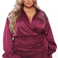 Fashion Nova Girlfriend Material Satin Mini Dress - Plum 15 Fashion Nova Girlfriend Material Satin Mini Dress - Plum -fashion nova dresses Shop 11 22 21Studio4 ME RL 12 22 56 41 MD7524 Plum 2650 PLUS KL