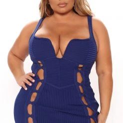 Fashion Nova No Cuts Given Bandage Midi Dress - Navy -fashion nova dresses Shop 11 24 21Studio4 CE RL 15 14 01 64 MD6674 Navy 3727 PLUS EH
