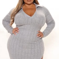 Fashion Nova One Step Closer Maxi Dress - Heather Grey -fashion nova dresses Shop 11 29 21Studio2 RT KP 09 44 39 2 9128DFN HeatherGrey 0299 PLUS EH