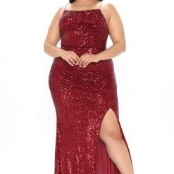 Fashion Nova Highlight Sequin Maxi Dress - Burgundy -fashion nova dresses Shop 12 04 20Studio3 RT JH 13 46 47 57 DR1467 Burgundy 69649 PLUS KL