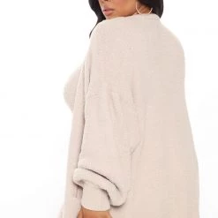 Fashion Nova Living In It Cozy Dress Set - Taupe -fashion nova dresses Shop 12 07 20Studio3 PA MJ 10 59 21 21 D6607C Taupe 0691 PLUS WG