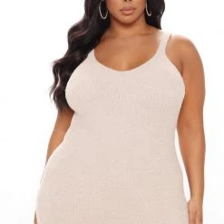 Fashion Nova Living In It Cozy Dress Set - Taupe -fashion nova dresses Shop 12 07 20Studio3 PA MJ 11 00 00 21 D6607C Taupe 0695 PLUS WG