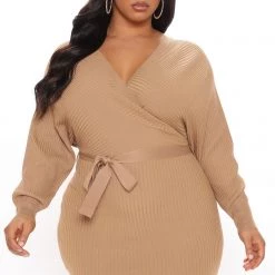 Fashion Nova Just Between Us Sweater Dress - Camel 15 Fashion Nova Just Between Us Sweater Dress - Camel -fashion nova dresses Shop 12 07 20Studio3 PA MJ 14 25 13 52 W9025 Camel 0519 PLUS RG