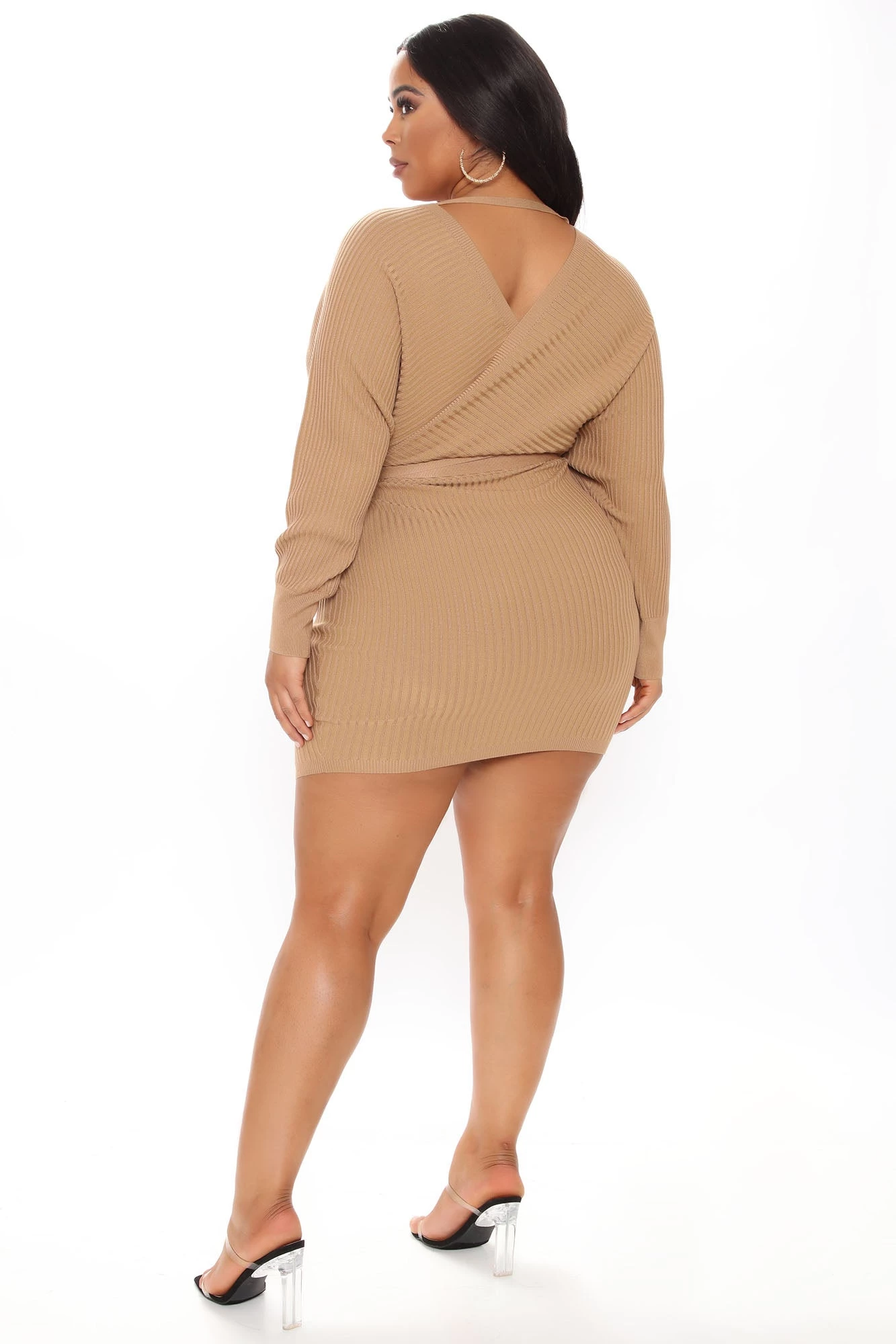 Fashion Nova Just Between Us Sweater Dress - Camel 10 Fashion Nova Just Between Us Sweater Dress - Camel - Image 8