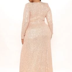 Fashion Nova Boujee Dinners Sequin Maxi Dress - Champagne 16 Fashion Nova Boujee Dinners Sequin Maxi Dress - Champagne -fashion nova dresses Shop 12 07 21Studio3 CE MJ 13 26 02 46 1715FN Champagne 2621 PLUS RG