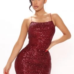 Fashion Nova Highlight Sequin Maxi Dress - Burgundy -fashion nova dresses Shop 12 08 20Studio2 RT SD 10 21 04 14 DR1467 Burgundy 11909 WG