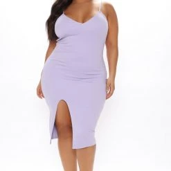 Fashion Nova At My Best Midi Dress - Lavender -fashion nova dresses Shop 12 08 20Studio3 SN MJ 14 34 35 70 JD39144 Lavender PLUS 0633 RG