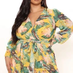 Fashion Nova Park Avenue Maxi Dress - Yellow/combo -fashion nova dresses Shop 12 09 21Studio3 RT MJ 10 11 02 17 MA8441 Yellowcombo 3312 PLUS SG