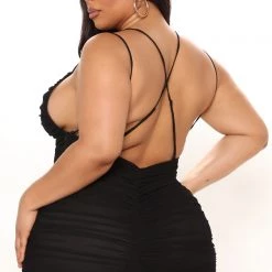 Fashion Nova Justine Mesh Mini Dress - Black 21 Fashion Nova Justine Mesh Mini Dress - Black -fashion nova dresses Shop 12 09 21Studio3 RT MJ 11 25 29 35 FS21F732 Black 17183 PLUS PB