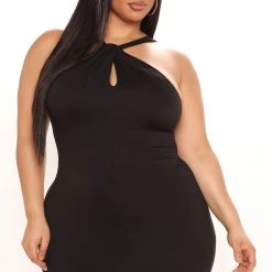 Fashion Nova Gina Double Lined Mini Dress - Black -fashion nova dresses Shop 12 10 21Studio3 SN MJ 09 30 35 6 JD43829 Black 3755 PLUS WG