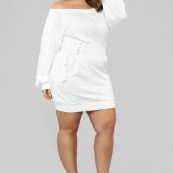 Fashion Nova Rise And Grind Corset Dress - White -fashion nova dresses Shop 12 12 18 Studio 3 AB 15 19 56 71103K White 14458 AJ scaled