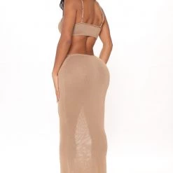 Fashion Nova Walk On The Beach Maxi Dress - Mocha -fashion nova dresses Shop 12 21 20Studio2 SN SD 15 22 04 63 EP1171 Mocha 3567 JK