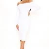 Fashion Nova Hilaria Ribbed Midi Dress - White 2 Fashion Nova Hilaria Ribbed Midi Dress - White -fashion nova dresses Shop 12 21 21Studio2 DM CP 14 56 03 40 NW0005 White 9096 EH