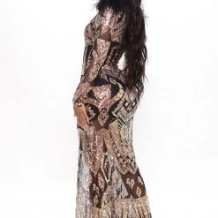 Fashion Nova Entourage Sequin Maxi Gown - Black/Gold -fashion nova dresses Shop 12 3 20Studio1 DM MJ 10 45 00 6 BCCDQ22378 Black 3654 WG