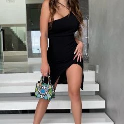 fashion nova dresses Shop -fashion nova dresses Shop ACarelessNightMidiDress Black MER 3