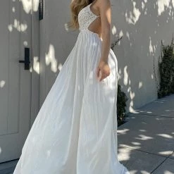 Fashion Nova Ancient Rome Dress - White