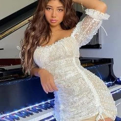 Fashion Nova Angel Baby Lace Mini Dress - White 14 Fashion Nova Angel Baby Lace Mini Dress - White -fashion nova dresses Shop AngelBabyLaceMiniDress White 3 MER