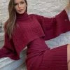 Fashion Nova Another Day Midi Sweater Dress - Burgundy -fashion nova dresses Shop AnotherDayMidiSweaterDress Burgundy MER