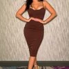 Fashion Nova Ava Snatched Midi Dress - Chocolate 1 Fashion Nova Ava Snatched Midi Dress - Chocolate -fashion nova dresses Shop AvaSnatchedMidiDress Chocolate MER
