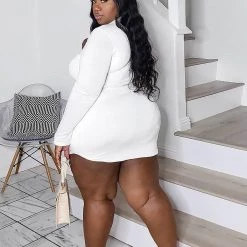 Fashion Nova Beverly Hills Tunic - Ivory -fashion nova dresses Shop BeverlyHillsTunic Ivory MER CURVE