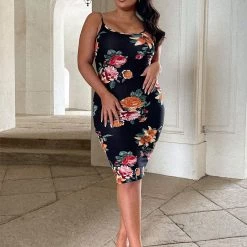 Fashion Nova Body Moves Midi Dress - Black Floral -fashion nova dresses Shop BodyMovesMidiDress BlackFloral MER 21423901 0865 4253 9b83 2ca0d303b737