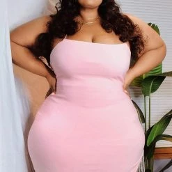Fashion Nova Borrowed Hearts Mini Dress - Light Pink -fashion nova dresses Shop BorrowedHeartsMiniDress LightPink MER PLUS