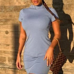 Fashion Nova City Drives Mini Dress - Blue 8 Fashion Nova City Drives Mini Dress - Blue -fashion nova dresses Shop CityDrivesMiniDress Blue MER