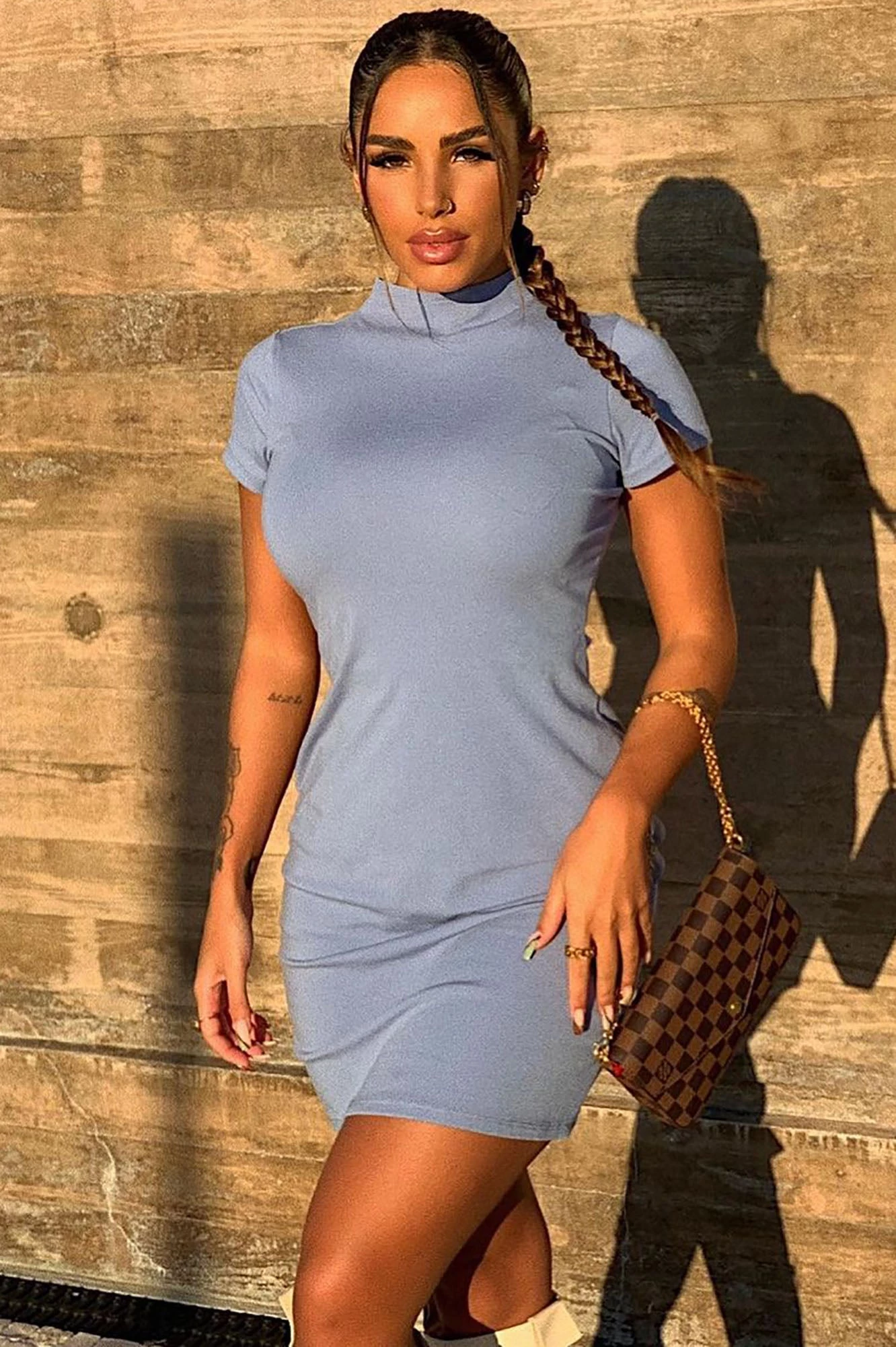 Fashion Nova City Drives Mini Dress - Blue 4 Fashion Nova City Drives Mini Dress - Blue - Image 2