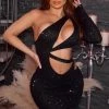 Fashion Nova Disco Club Sequin Mini Dress - Black -fashion nova dresses Shop DiscoClubSequinMiniDress Black MER