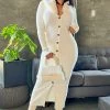 Fashion Nova Don't Be Faux Real Sweater Midi Dress - Cream -fashion nova dresses Shop Don tBeFauxRealSweaterMidiDress Cream 1 MER