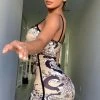 Fashion Nova Dragon Tattoos Printed Maxi Dress - Taupe/combo -fashion nova dresses Shop DragonTattoosPrintedMaxiDress Taupecombo 2 MER
