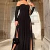 Fashion Nova Elegantly Fab Off Shoulder Maxi Dress - Black 2 Fashion Nova Elegantly Fab Off Shoulder Maxi Dress - Black -fashion nova dresses Shop ElegantlyFabOffShoulderMaxiDress Black MER