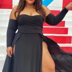 Fashion Nova Elegantly Fab Off Shoulder Maxi Dress - Black 18 Fashion Nova Elegantly Fab Off Shoulder Maxi Dress - Black -fashion nova dresses Shop ElegantlyFabOffShoulderMaxiDress Black MER CURVE