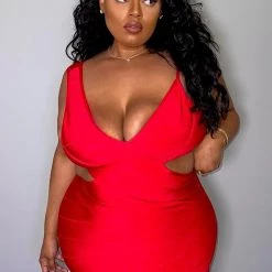 Fashion Nova Fancying You Bandage Mini Dress - Red 22 Fashion Nova Fancying You Bandage Mini Dress - Red -fashion nova dresses Shop FancyingYouBandageMiniDress Red MER PLUS
