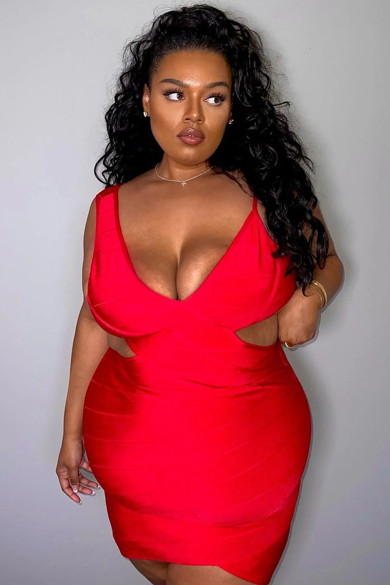 Fashion Nova Fancying You Bandage Mini Dress - Red 11 Fashion Nova Fancying You Bandage Mini Dress - Red - Image 9