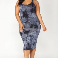 Fashion Nova Tied In Dye Dress - Navy -fashion nova dresses Shop Fashion Nova 01 10 18 Studio 2 006 scaled