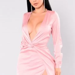 Fashion Nova Sugar Free Dress - Blush