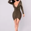 Fashion Nova Hong Kong Ruched Dress - Olive -fashion nova dresses Shop Fashion Nova 08 25 17 711 scaled