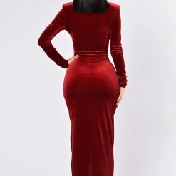 Fashion Nova Love Sex Magic Velvet Dress - Wine -fashion nova dresses Shop Fashion Nova 09 14 967