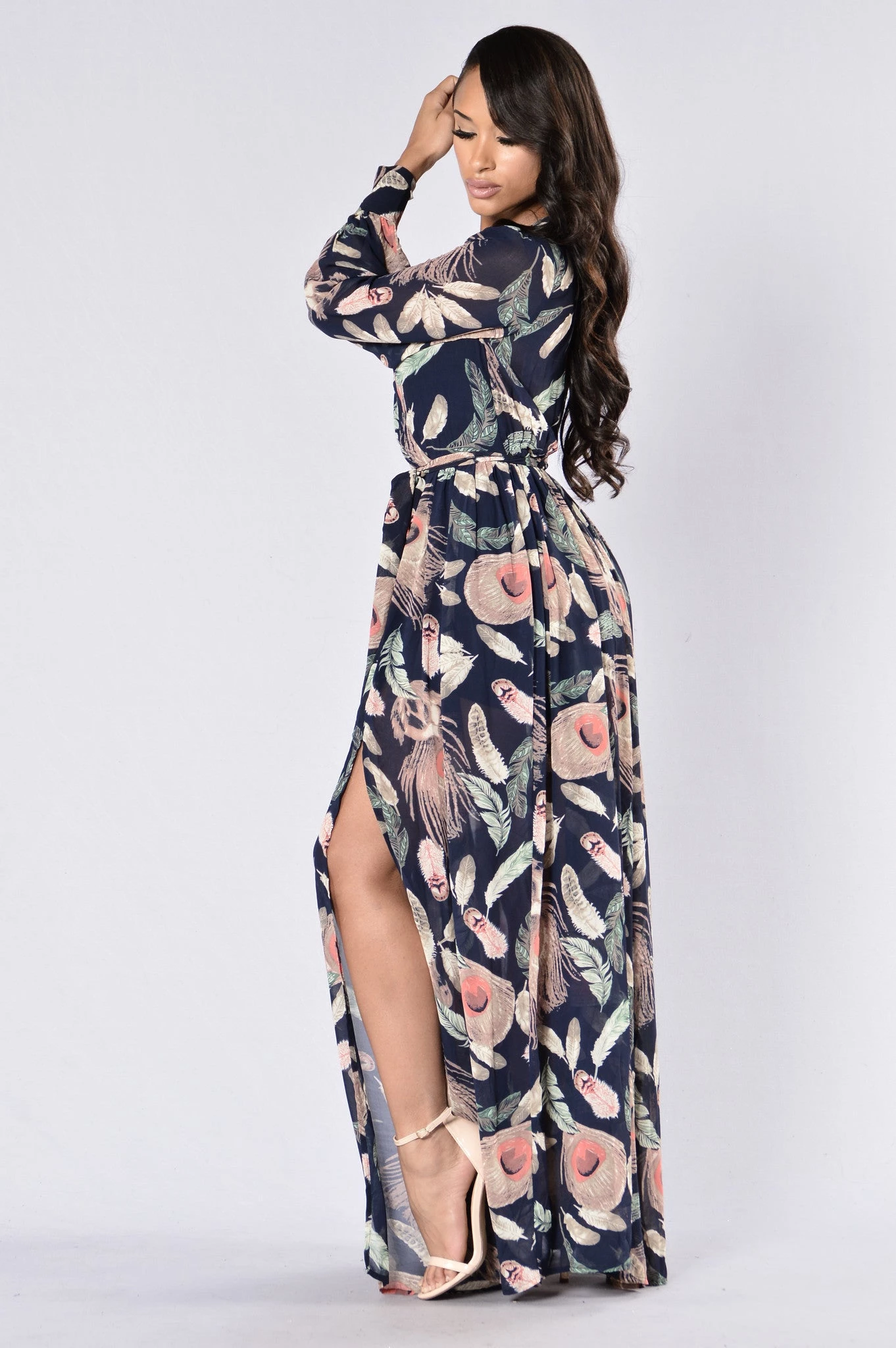 Fashion Nova Brunch Date Dress - Navy 5 Fashion Nova Brunch Date Dress - Navy - Image 3